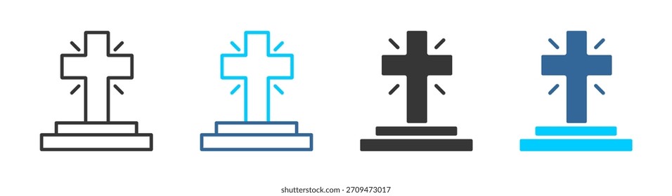  Conjunto de iconos de Jesús colección de estilo múltiple