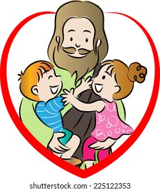 11,773 Jesus and kids Images, Stock Photos & Vectors | Shutterstock