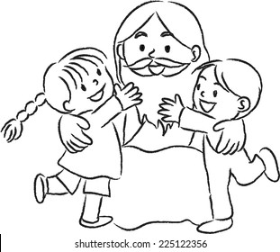 Jesus Kids Images, Stock Photos \u0026 Vectors