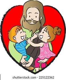 Jesus and kids