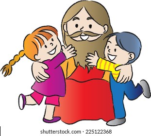 Jesus and kids
