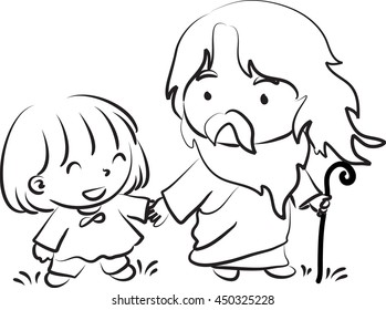 Jesus and kids