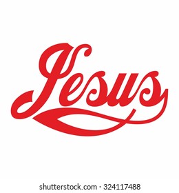 Jesus lettering