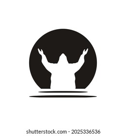 Jesus logo design vector template