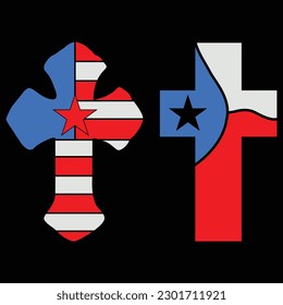 Jesus logo vector American flag vector