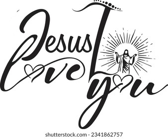 Jesus love you, Jesus t shirt design, Christian T shirt design.