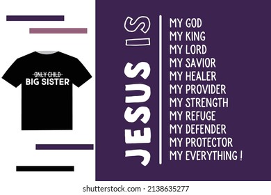 Jesus lover t shirt design
