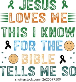 Jesus Loves Me Biblical Toddler Tee T-Shart Design