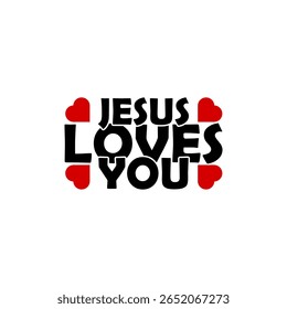  Jesus ama você ícone de sinal isolado no fundo branco