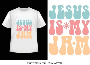 Jesus is My Jam retro design