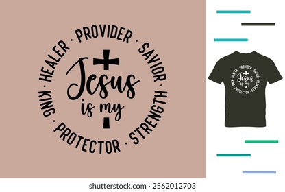 Jesus is my savior t shirt design