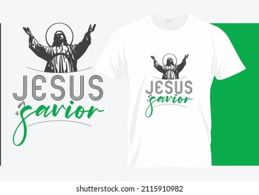 Jesús es mi Salvador - Diseño de camisetas