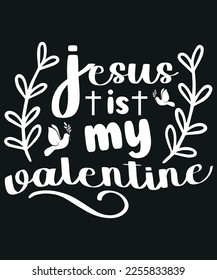 The "Jesus is my Valentine" t-shirt is a unique and inspiring way to celebrate the season of love and show your faith in Jesus. With its beautiful heart and cross design, this t-shirt is a powerful sy