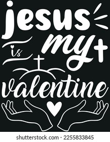 The "Jesus is my Valentine" t-shirt is a unique and inspiring way to celebrate the season of love and show your faith in Jesus. With its beautiful heart and cross design, this t-shirt is a powerful sy