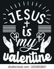 The "Jesus is my Valentine" t-shirt is a unique and inspiring way to celebrate the season of love and show your faith in Jesus. With its beautiful heart and cross design, this t-shirt is a powerful sy