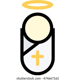 jesus outline icon
