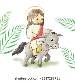 Jesus Palm Sunday Holy Week