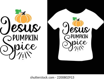 Jesus Pumpkin Spice svg design