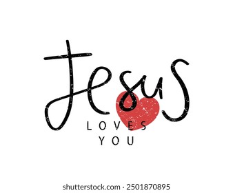 Jesus quote typography. Religion, bible, Christ, Christianity concept vector illustration design.