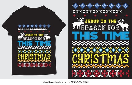 JESUS IS THE REASON FOR  THIS TIME CHRISTMAS DESIGN