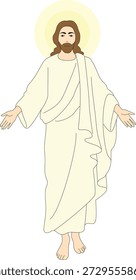 Jesus ressureição passarela dia