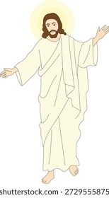 Jesus ressureição passarela dia