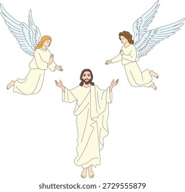 Jesus ressureição passarela dia