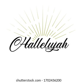 Jesus Is Risen, Easter special, Typography for print or use as poster, card, flyer or T Shirt