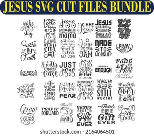 Jesus SVG Cut Files Bundle