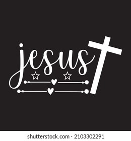 Jesus svg design vector file 