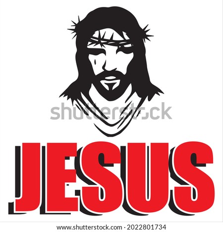 Jesus t shirt design, vector file.