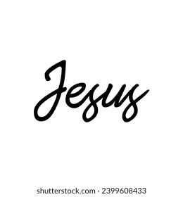 Jesus Typography Vector, Jesus Christ Text