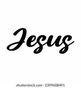 Jesus Typography Vector, Jesus Christ Text