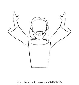 Jesuschrist cute cartoon
