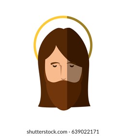 Jesuschrist face cartoon