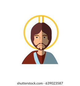 Jesuschrist face cartoon