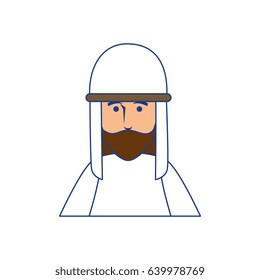 Jesuschrist face cartoon