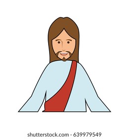 Jesuschrist face cartoon