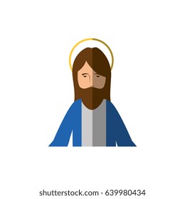 Jesuschrist face cartoon