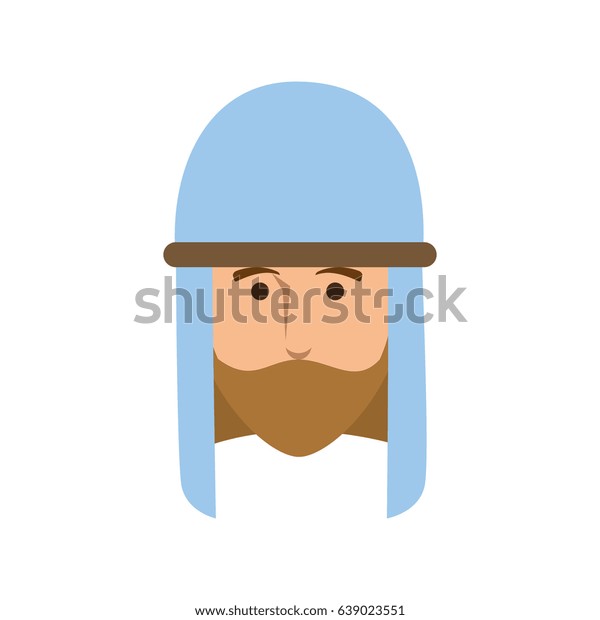 Jesuschrist Face Cartoon Stock Vector (Royalty Free) 639023551 ...