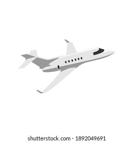 jet airplane aircraft on white background