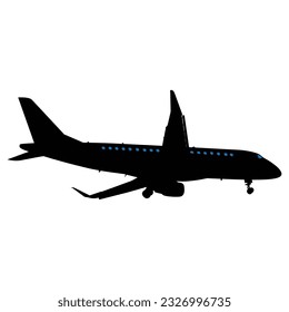 avión de reacción en el cielo
