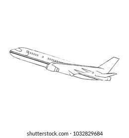 Jet airplane symbol