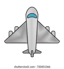Jet airplane vehicle