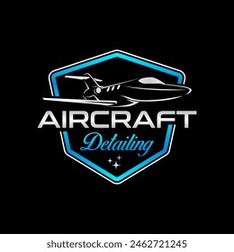  jet detailing logo design template