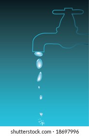 jet with droop on blue background