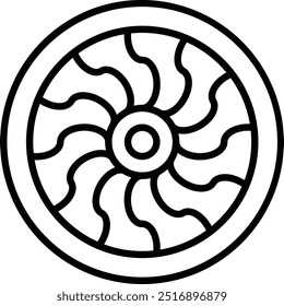 Jet Engine icon design for personal commercial use