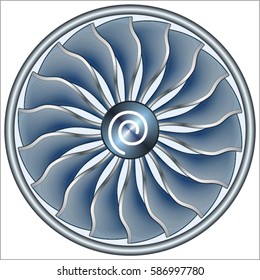 Jet engine turbine