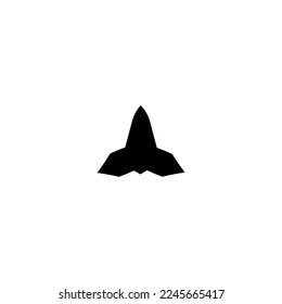 Kampfsymbol. Einfache Stilrichtung ohne Kriegsposter-Hintergrund-Symbol. Jet-Kampf Logo Design Element. Schlag den T-Shirt-Druck einfach an. Vektorgrafik für Aufkleber.