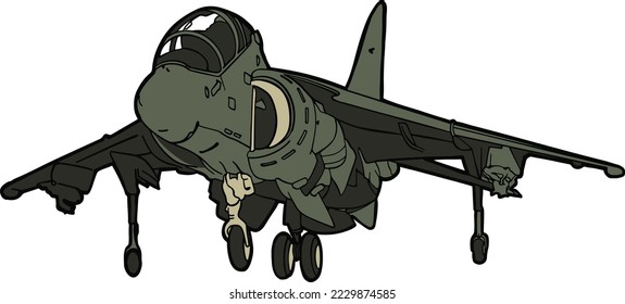 Jet-Kampfflugzeug-Streitkräfte 
